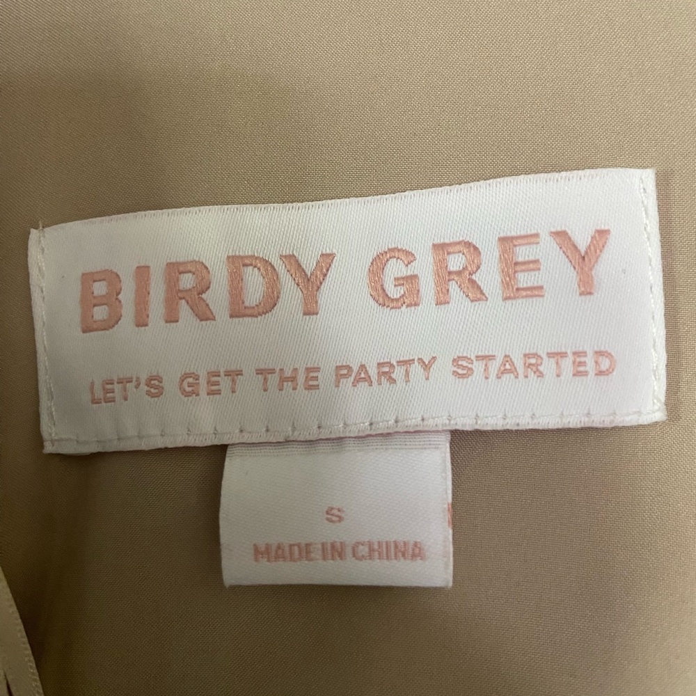 Birdy Grey Gold Satin Dress - Picture 8 of 8